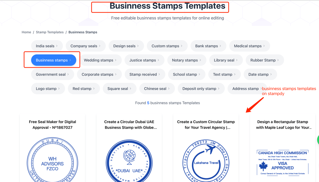 business stamp template Choosing one business stamp template