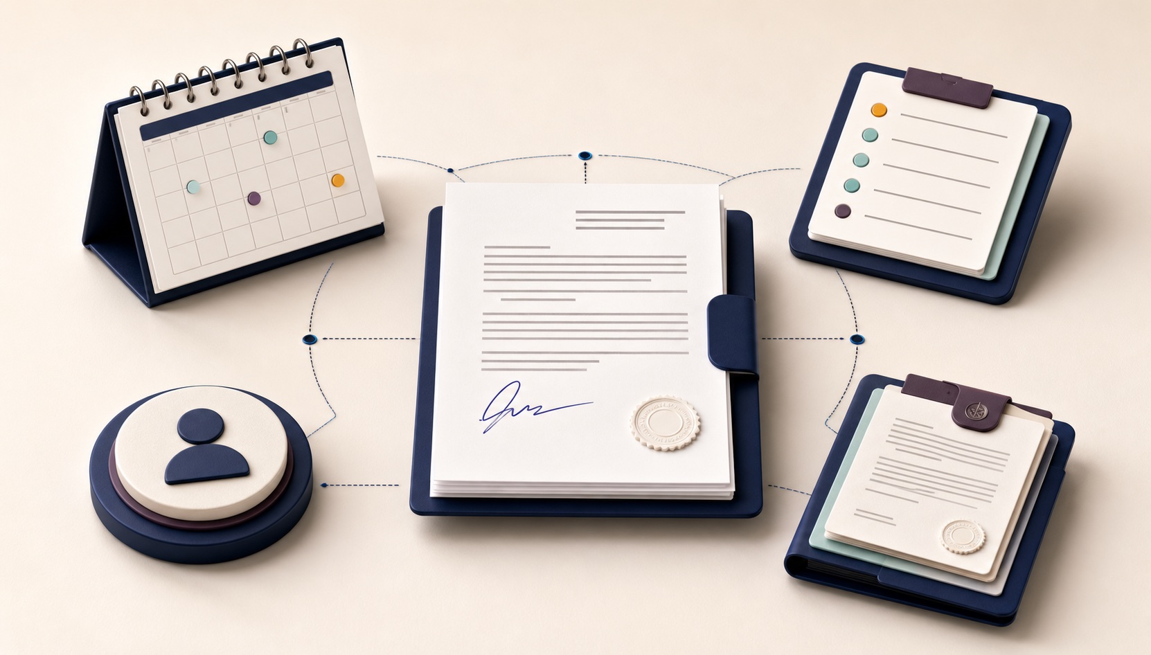 Editorial contract-management system connecting an executed agreement to renewals, obligations, ownership, and amendments