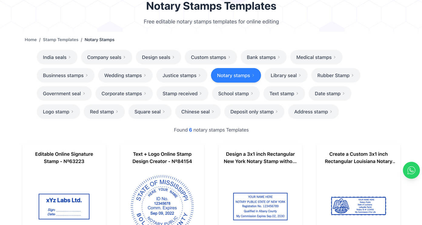 Notary Stamp Templates Img List